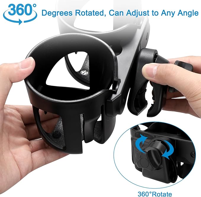 Accmor Stroller Cup Holder, Walker Wheelchair Bike Drinks Holder | Universal - Image 8