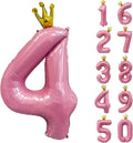 40 inch Pink Number 4 Balloon by Yeodong