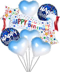 Birthday Decoration Set Colorful Happy Birthday Banner Balloon by OSAMUHA