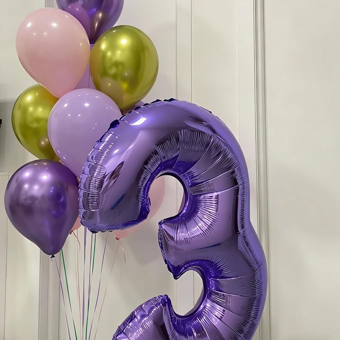 Numbers 12 Balloon 40Inch Purple Balloons - Image 2