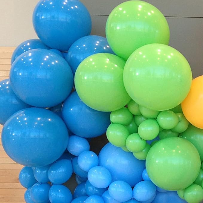 Lime Green Balloons Different Sizes 135pcs 18 12 10 5 Inch Light Green Balloon - Image 6