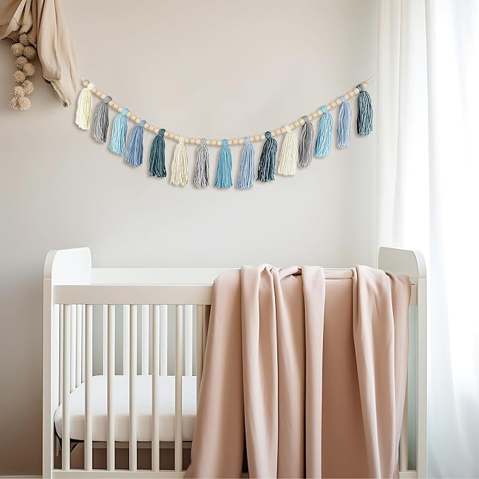 Boho Yarn Tassel Garland - Image 7