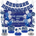 Happy Retirement Party Decorations Men Women, Happy Banner, Hanging Swirls by Plceucsrs