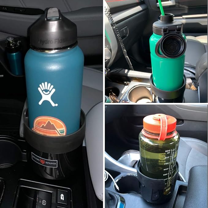 SEVEN SPARTA 2 Pack Car Cup Holder Expander Organizer Adjustable Base, - Image 8
