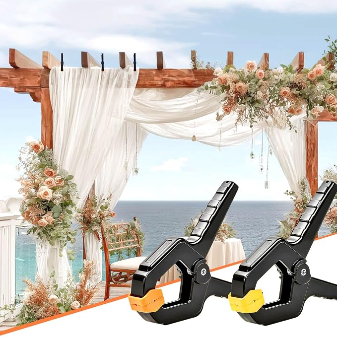 18Pack Spring Clamps, 3.5inch Plastic Spring Clips Heavy Duty Clamps - Image 6