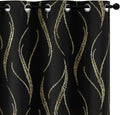Yakamok Black Blackout Curtains by Yakamok