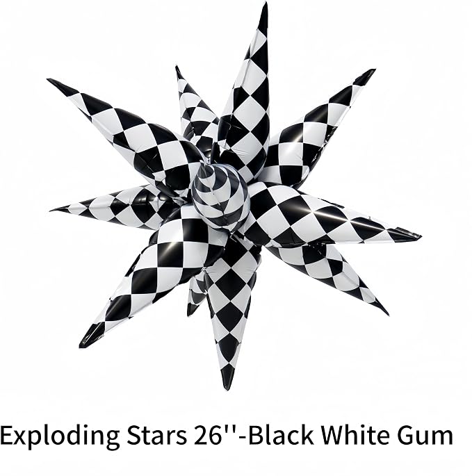 32"" Exploding Star Balloons 3-Pack - Image 2