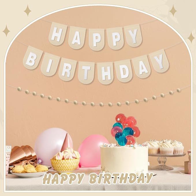Hahafelt 125 Pcs Make Your Own Banner Kit Personalized Handmade Name Scallop - Image 7