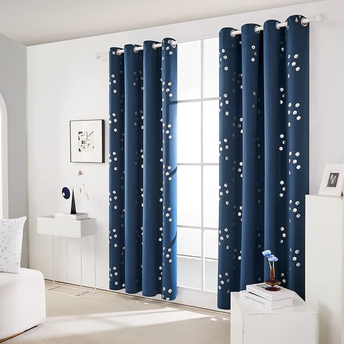 Deconovo Blackout Curtains, Thermal Window Panels, 2 Panels, - Image 7