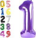 Number Balloons 40 Inch 0 Balloon Purple Birthday Decorations by Argthjy