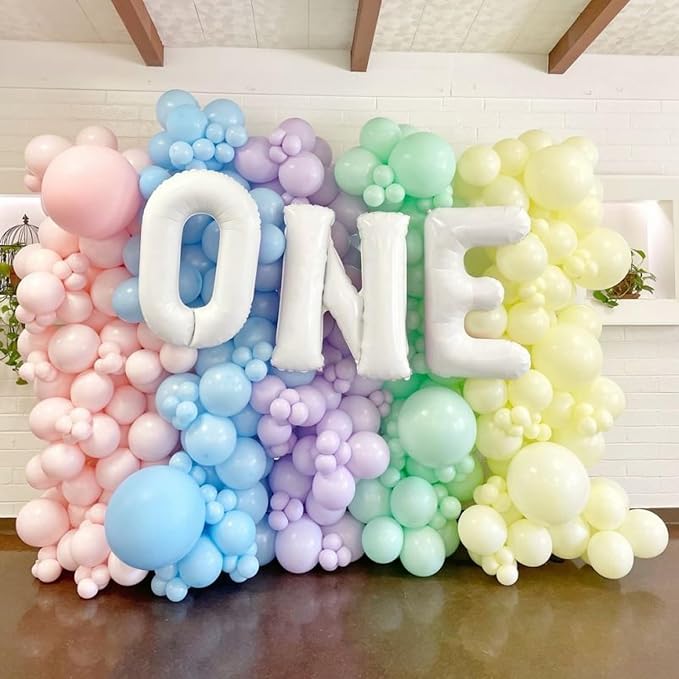 Pastel Yellow Balloons Different Sizes 135pcs 18 12 10 5 Inch Light Yellow - Image 6