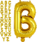 Gold Letter B Balloons, 40 Inch Large Foil Letter Balloons, Custom Phrase by YOTHORN