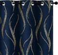 Yakamok Navy Blue Blackout Curtains by Yakamok