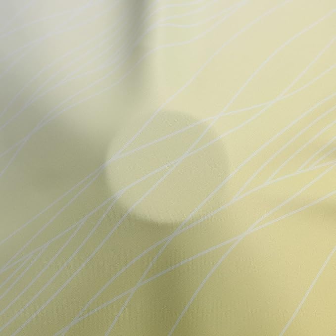 Yellow and Greyish White Ombre Blackout Curtains 45 Inch Length 2 Panels - Image 8
