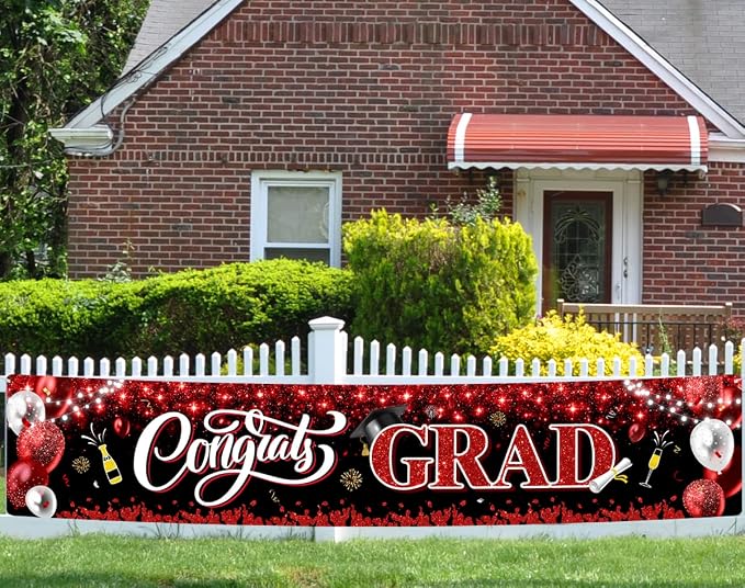 2026 Graduation Decorations-Large Congrats Class of 2026 Banner Congrats Grad - Image 8