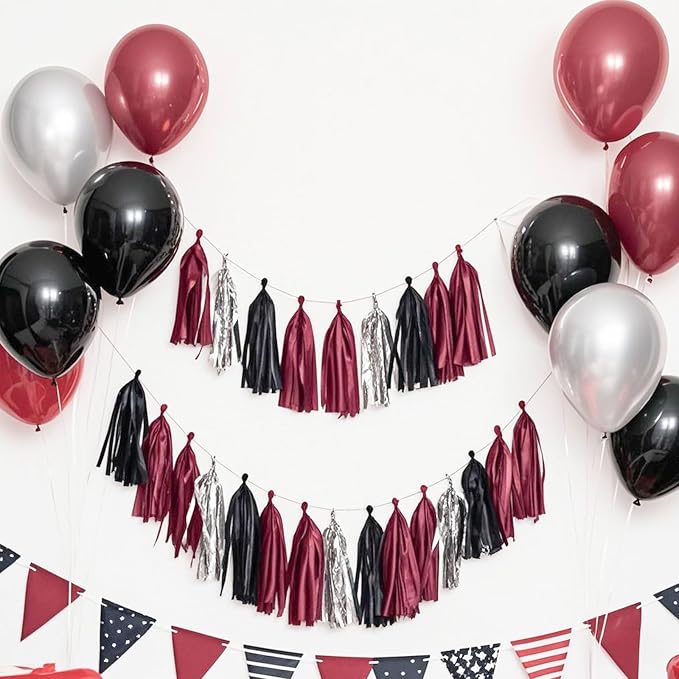 Tassel Garland Tissue Paper Tassel Banner, Tassels Party Decorations - Image 6