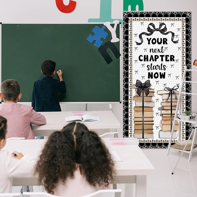 HunnmingRe Books and Bows Classroom Decor Back to School Books and Bows - Image 7