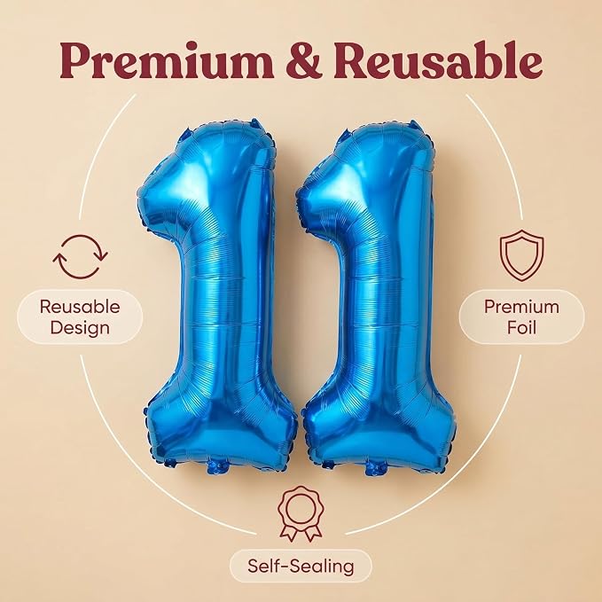 YPSelected 32 Inch Large Foil Helium Number Balloon Birthday Wedding Party 0-9 - Image 5