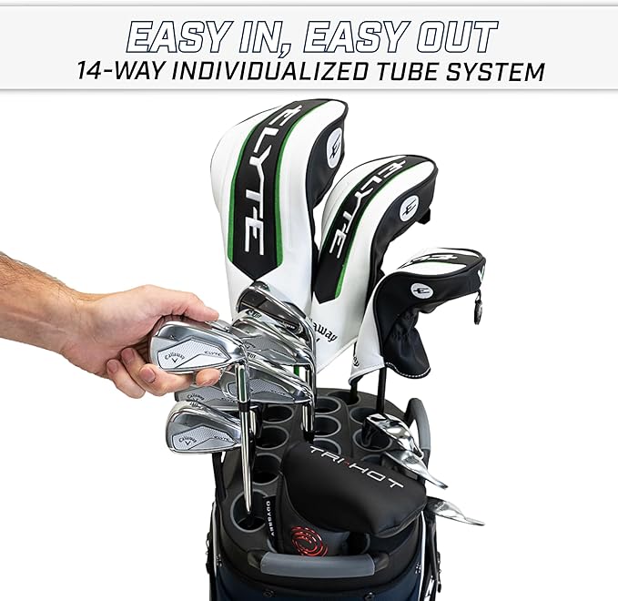 Izzo Ultimate Organizer Golf Cart Bag