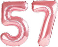 40 Inch Number 57 Balloons for 57th Birthday Party Decorations, 0-100 Jewelry by FOBELEC
