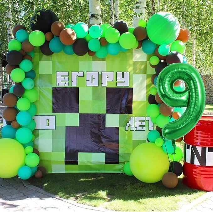 TONIFUL 40 Inch Dark Green Number 16 Balloon Large Foil 16th Birthday Decor | - Image 5