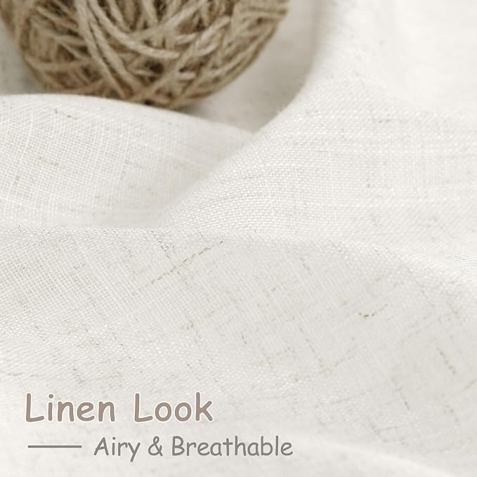 Extra Wide 100x108 Inch Linen Curtains - Image 4