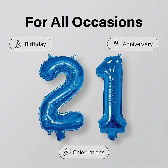 Number 18 Balloon Foil Mylar Balloons - Image 3