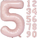 40 In Matte Pink Number Balloons Helium Foil Mylar Balloon Party Digital 5 | by Exquisitehighqualitypartydecorationstomeetyoureveryneed%EF%BC%81
