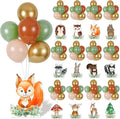 12 Sets Woodland Baby Shower Balloon Stand Kit by Unknown