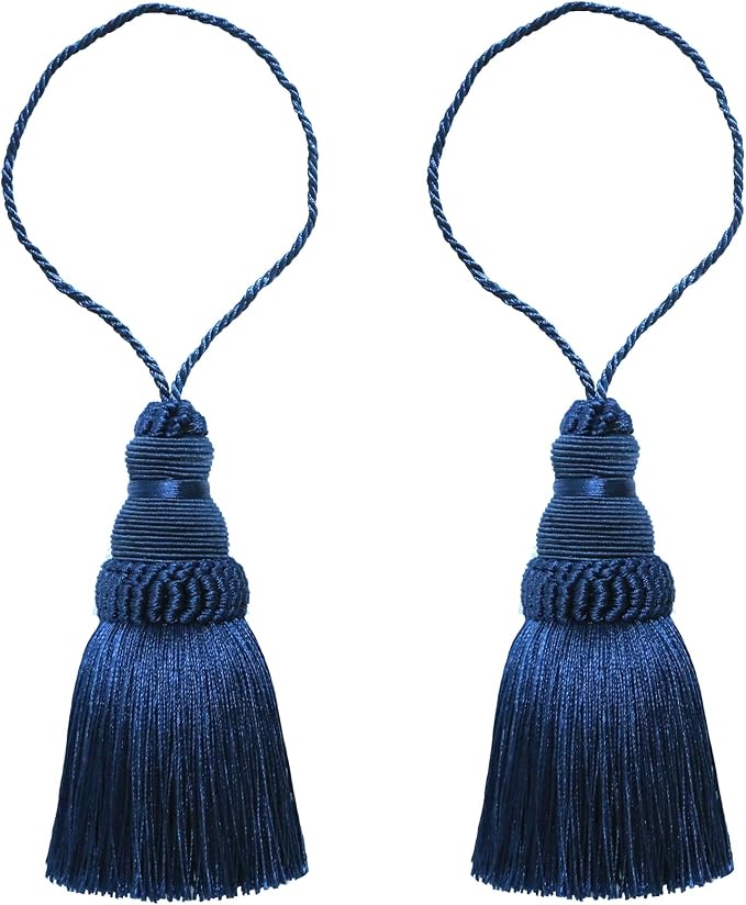 2Pcs Colorful Tassel Key Tassels DIY Accessories | 9.5 Inch Tassels by fenghuangwu