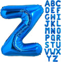 Blue Letter Z Balloon, Z Balloons Letter by BBPOOL