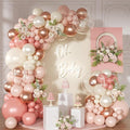 Dusty Pink Balloon Arch Kit Retro Blush Pink Balloon Garland Kit | 126Pcs by NUTTYBASH