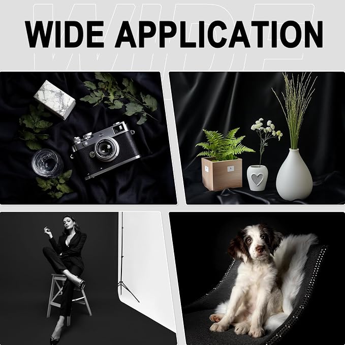 GFCC 5FTx7FT Black Backdrop Background - Image 5