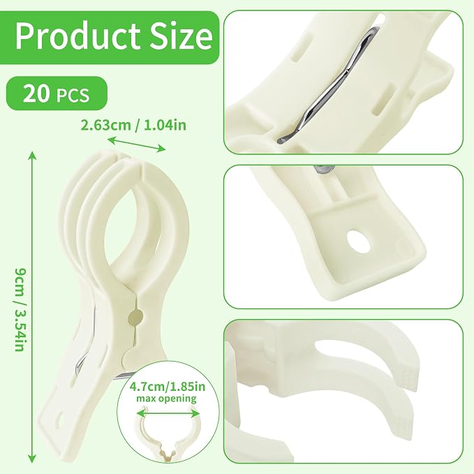 PUGPIU 20 Pack Balloon Arch Clips - Image 3