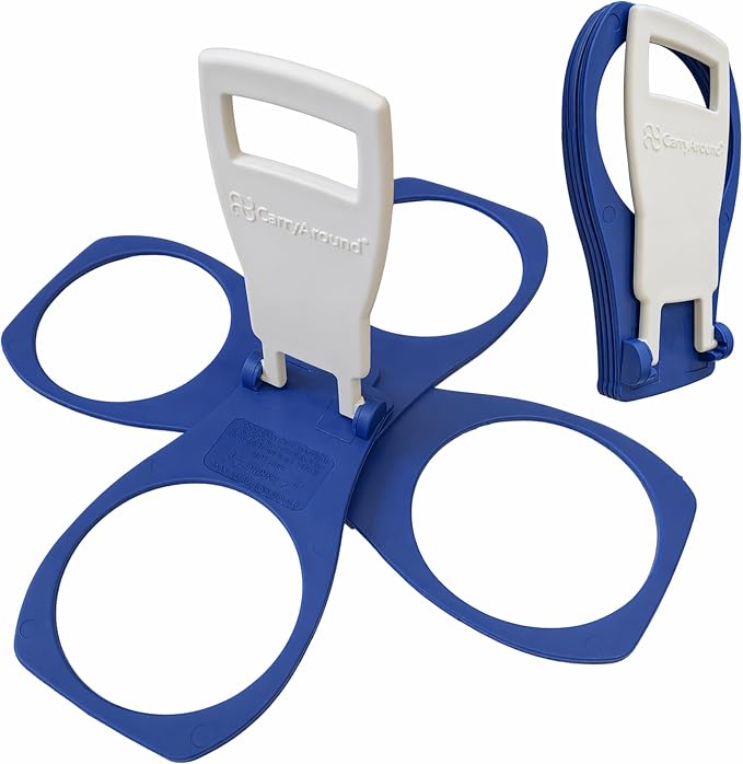 Fold Away Cup Carrier/Caddy Take-Out Coffee Soft Drink Pint Beer Beverage Holder by CarryAround