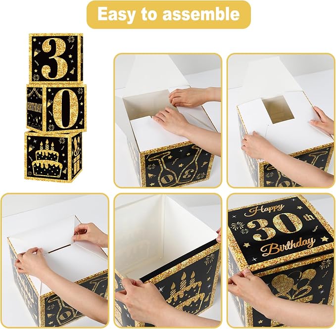 DataMoon 30th Birthday Decorations Boxes - Image 5