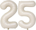 40 In Cream white Number Balloons Helium Foil Mylar Balloon Digital 25 | by Exquisitehighqualitypartydecorationstomeetyoureveryneed%EF%BC%81