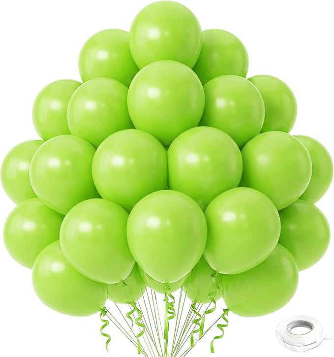 Lime Green Balloons, Baby Shower, Anniversary, Graduation, Wedding Decorations by GoldenParty