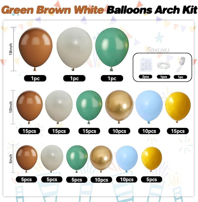Jungle Balloons Garland Arch Kit - Image 2