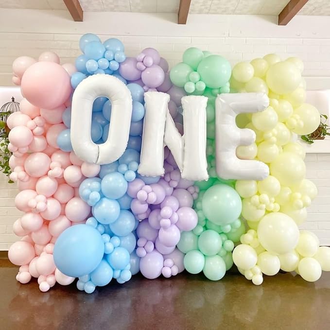 Pastel Purple Balloons Different Sizes 135pcs 18 12 10 5 Inch Light Purple - Image 4