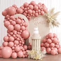 Awenztech 110pcs Dusty Pink Balloon Arch Garland Kit 18 12 10 5 inch | Wedding by Awenztech