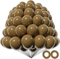 200pcs Brown Balloons 5 Inch, Small Mini Latex Balloons by Kawkalsh