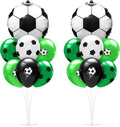 Sumind 2 Set Soccer Balloon Stand Kit Football Foil Balloons Table Centerpiece by Sumind