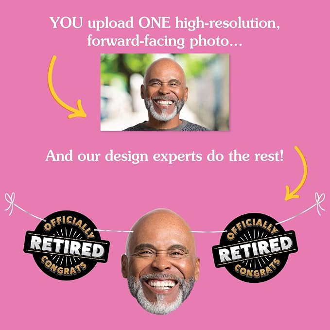 Custom Photo Happy Retirement Party Decorations - Image 4