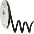 Ribbli Black Satin Ribbon, Double Faced Satin 1/4 inch x Continuous 50 Yards by Ribbli