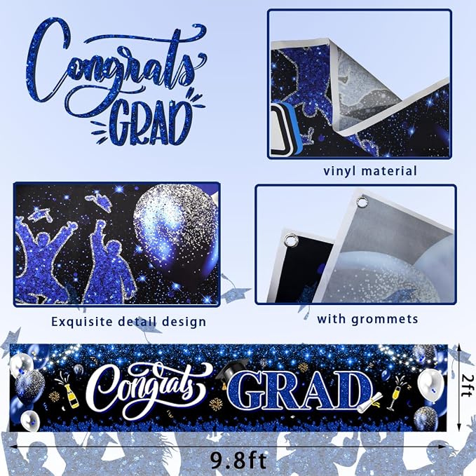 2026 Graduation Decorations-Congrats Grad Yard Sign Banner Decoration - Image 4