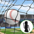 Baseball Softball Backstop Nets, Heavy Duty Sports Netting Barrier #18 Nylon Baseball Netting 10'x20'/10'x30'(Net Only)