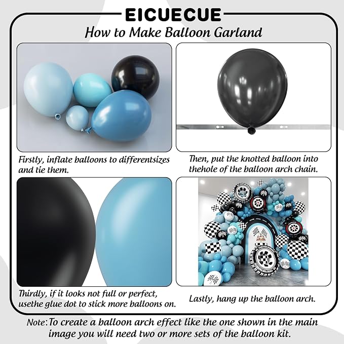 Race Car Balloon Arch Kit - Image 3