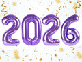 2026 Number Black Balloons 40Inch Balloon by Mluchee