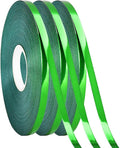 3 Rolls Curling Ribbon, Floral Arrangement 03 Green-1 Metallic 3/16 Inch by PendantofLuck